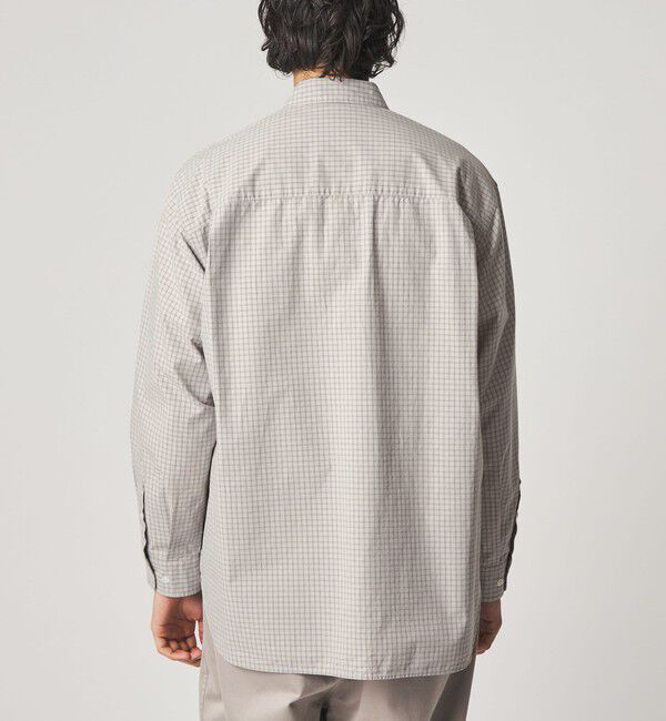 STEVEN ALAN「＜Steven Alan＞ ポプリン グラフチェック レギュラーカラー シャツ LOOSE」|シャツ・ブラウス|