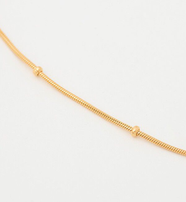 BEAUTY&YOUTH UNITED ARROWS「＜by Preek＞ドットライン チェーン ネックレス」|ネックレス|