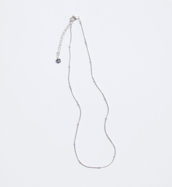 BEAUTY&YOUTH UNITED ARROWS「＜by Preek＞ドットライン チェーン ネックレス」|ネックレス|SILVER