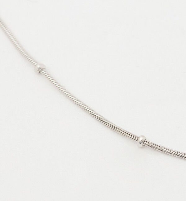 BEAUTY&YOUTH UNITED ARROWS「＜by Preek＞ドットライン チェーン ネックレス」|ネックレス|