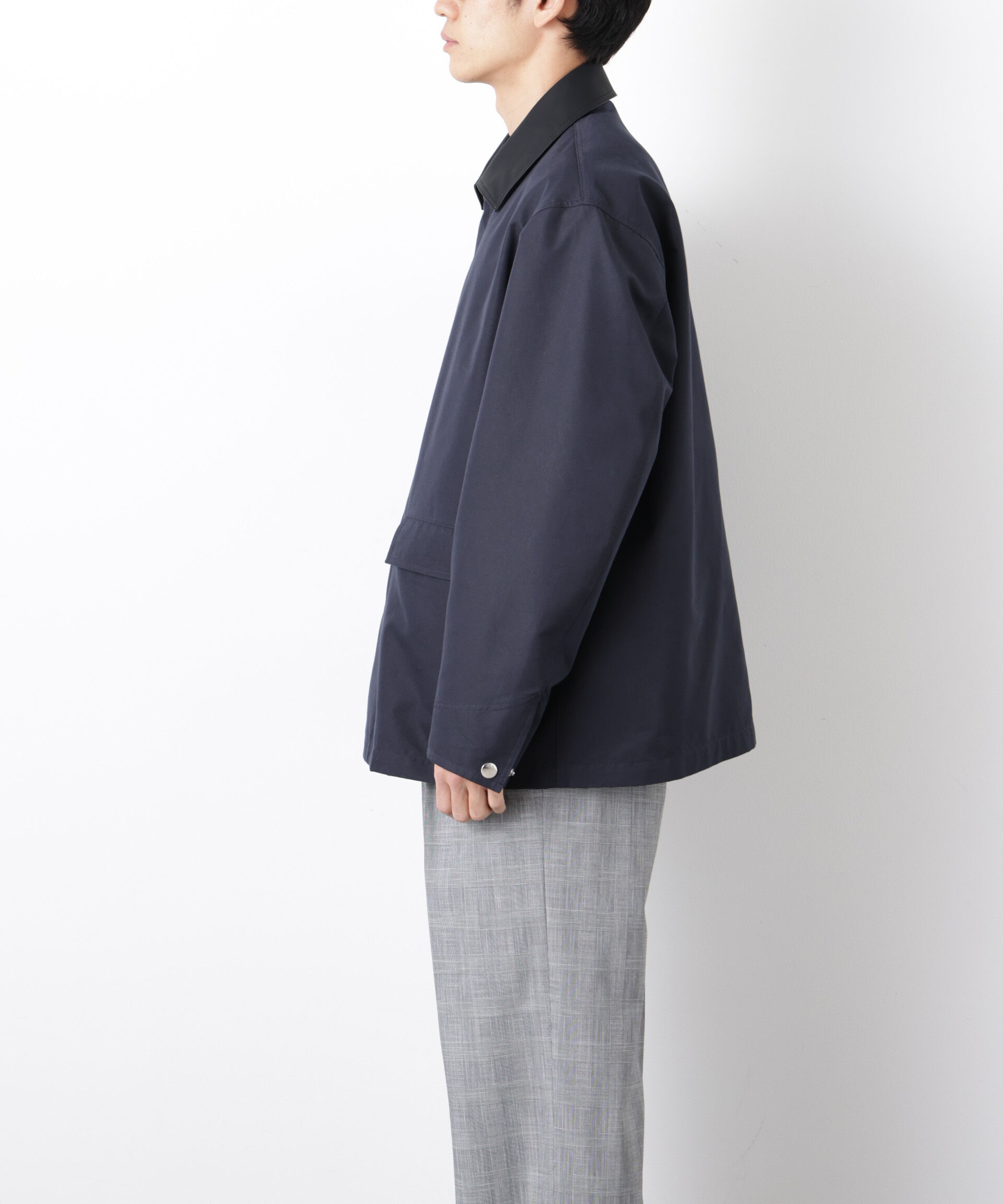 nano･universe「オーバージャケット「WARP PRINT」ライニング/撥水」|その他|