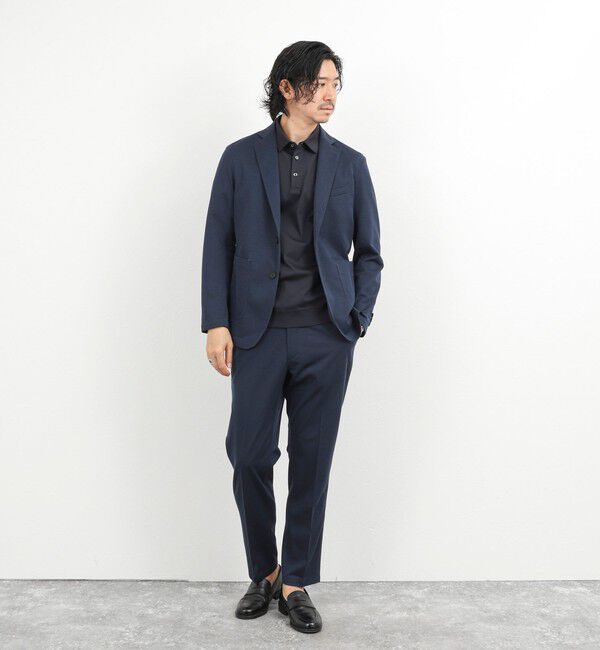 NOLLEY'S goodman「《ビジカジ/セットアップ対応》強撚バスケット イージージャケット 26SS」|テーラードジャケット|