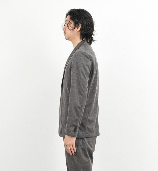 NOLLEY'S goodman「《ビジカジ/セットアップ対応》強撚バスケット イージージャケット 26SS」|テーラードジャケット|