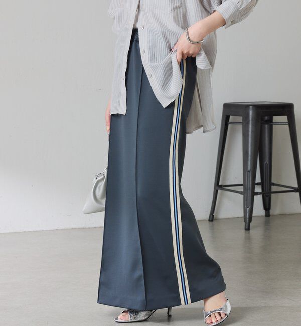  「トラックタイトスカート」|スカート|ネイビー