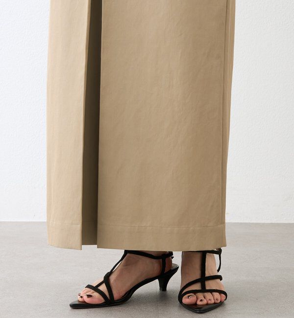  「予約【大人のチノスカート】ボックスタックチノスカート」|スカート|