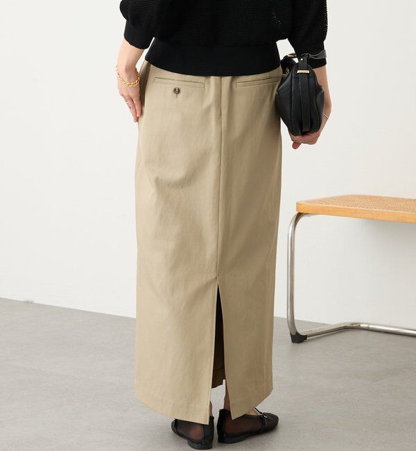  「予約【大人のチノスカート】ボックスタックチノスカート」|スカート|