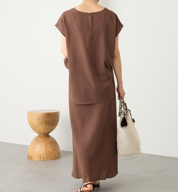  「予約【セットアップ着用可能】メッシュバイアススカート」|スカート|