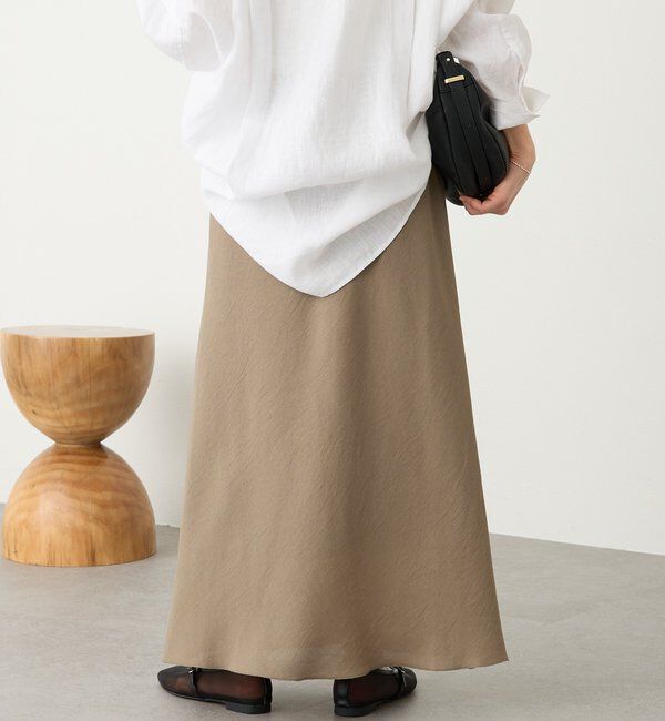  「予約【セットアップ着用可能】メッシュバイアススカート」|スカート|