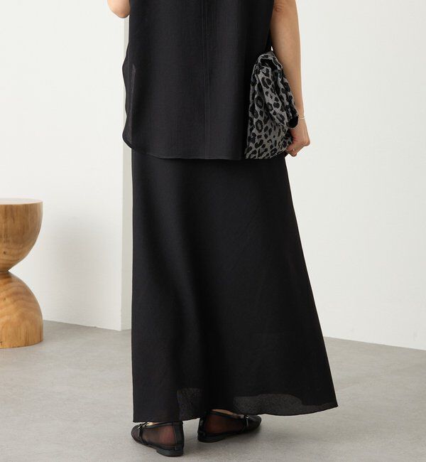  「予約【セットアップ着用可能】メッシュバイアススカート」|スカート|