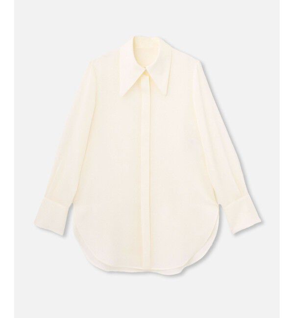 LOULOU WILLOUGHBY「【LOULOU WILLOUGHBY】ビッグカラーロングシャツ」|シャツ・ブラウス|