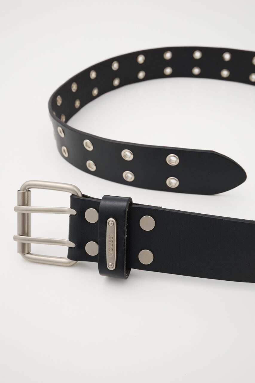 MOUSSY「EYELET LEATHER ベルト」|ベルト|