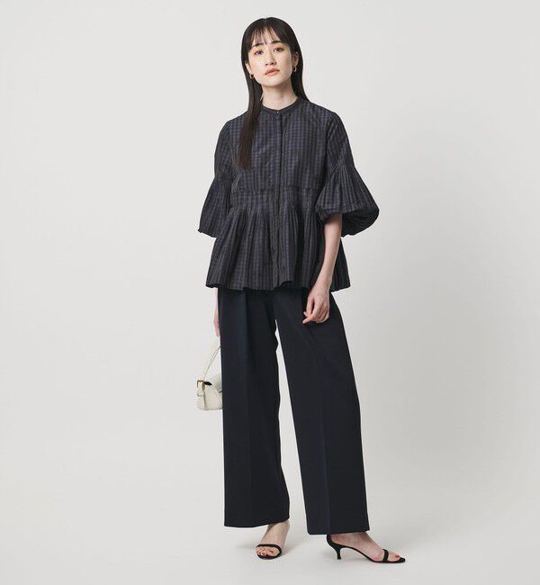 UNITED ARROWS「LIGHT SPONGY ワイドパンツ ‐ウォッシャブル‐」|その他|