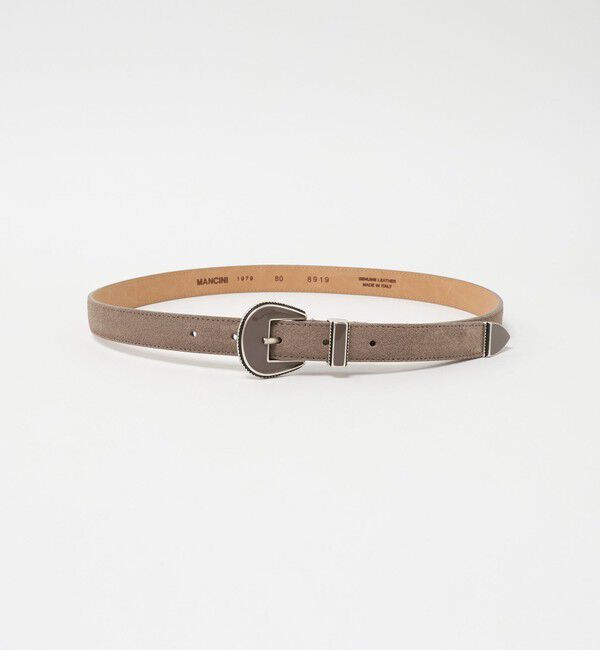 UNITED ARROWS green label relaxing「＜MANCINI 1979＞スエード ベルト」|ベルト|