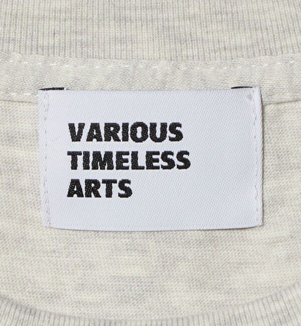UNITED ARROWS green label relaxing「【別注】＜Various Timeless Arts＞シャーリング プリント Tシャツ ミディアムグレー」|Tシャツ・カットソー|
