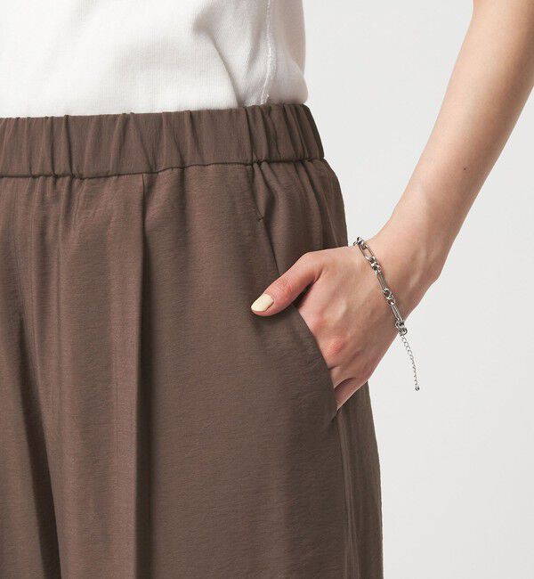 UNITED ARROWS green label relaxing「［size SHORTあり］【WEB限定】＜at ease＞ドロスト ワイド パンツ」|その他|