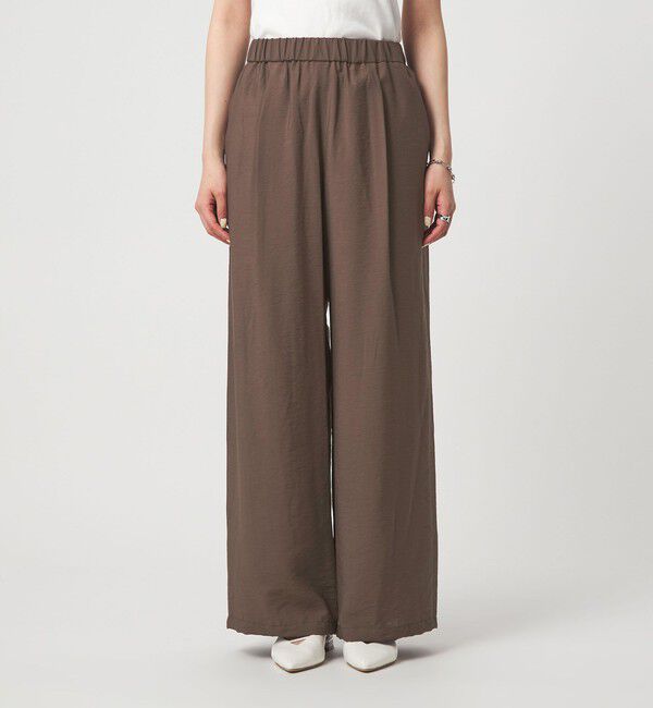 UNITED ARROWS green label relaxing「［size SHORTあり］【WEB限定】＜at ease＞ドロスト ワイド パンツ」|その他|