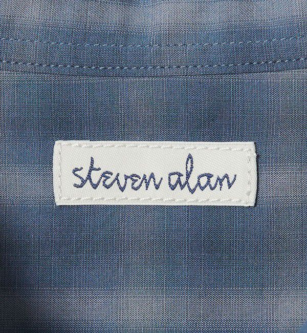 STEVEN ALAN「＜Steven Alan＞ C/L/S オンブレー チェック レギュラーカラー シャツ LOOSE」|シャツ・ブラウス|