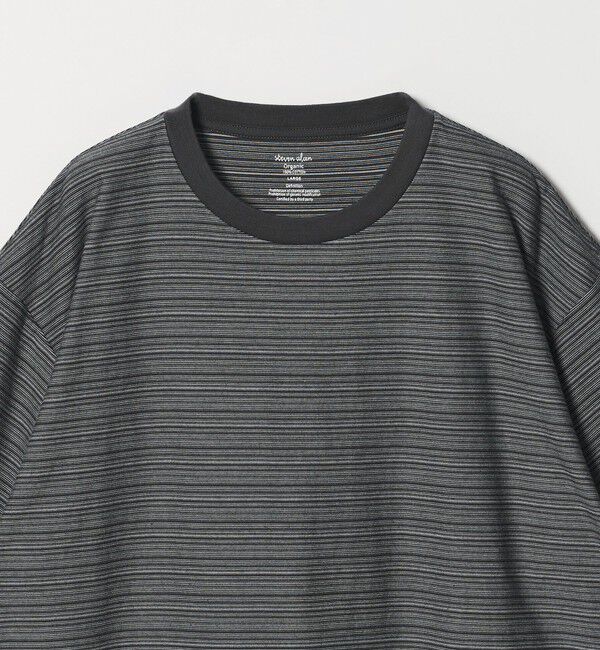 STEVEN ALAN「＜Steven Alan＞ オーガニックコットン マルチボーダー ショートスリーブ Tシャツ」|Tシャツ・カットソー|