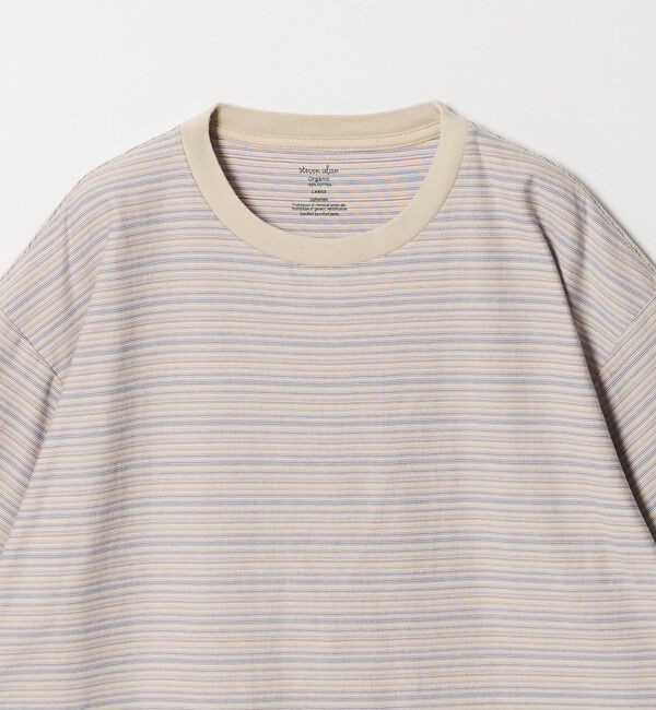 STEVEN ALAN「＜Steven Alan＞ オーガニックコットン マルチボーダー ショートスリーブ Tシャツ」|Tシャツ・カットソー|