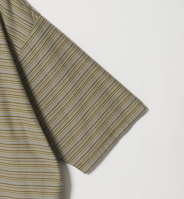 STEVEN ALAN「＜Steven Alan＞ オーガニックコットン マルチボーダー ショートスリーブ Tシャツ」|Tシャツ・カットソー|