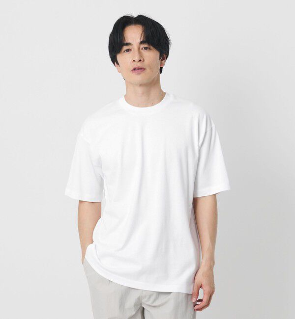 BEAUTY&YOUTH UNITED ARROWS「ギザコットン スパーブ クルーネック Tシャツ」|Tシャツ・カットソー|WHITE