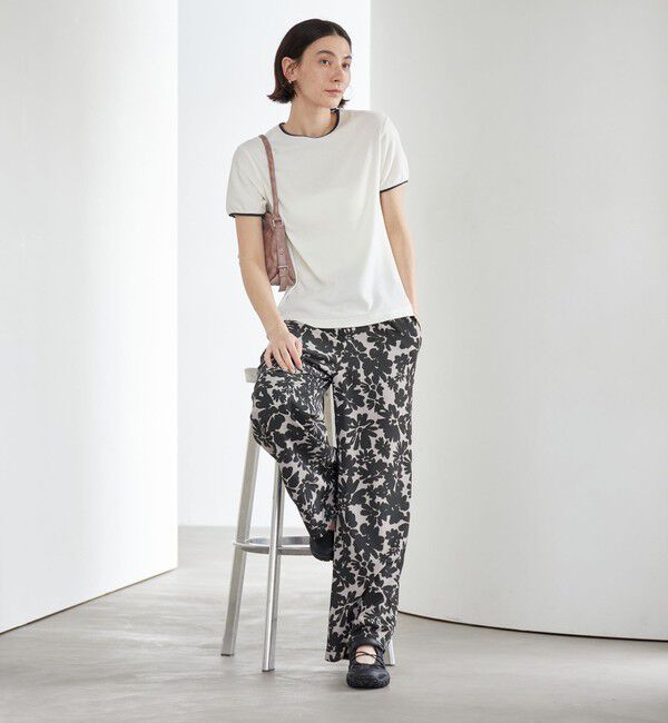 BEAUTY&YOUTH UNITED ARROWS「シアー パイル リンガーTシャツ」|Tシャツ・カットソー|