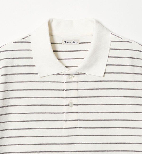 STEVEN ALAN「＜Steven Alan＞ ツイスト ボーダー ポロシャツ」|ポロシャツ|