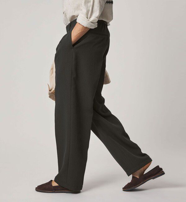 STEVEN ALAN「＜Steven Alan＞ PE/L BCR イン ツープリーツ ドレス トラウザーズ ハーフイージーII」|スラックス|