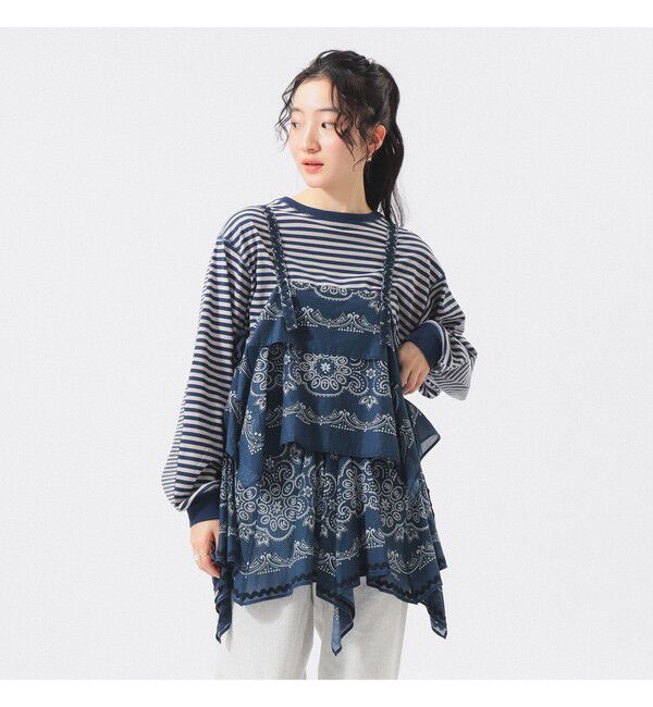 BEAMSBOY「バンダナ プリント キャミ」|シャツ・ブラウス|