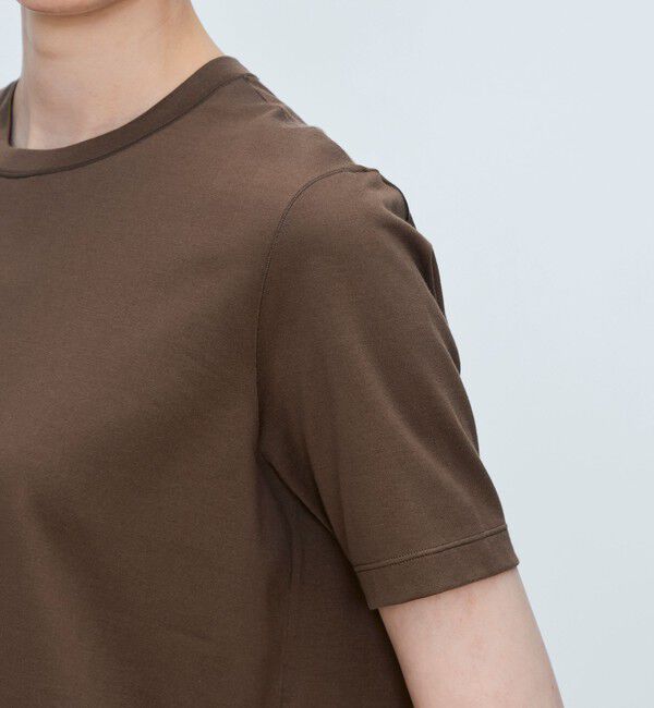 TOMORROWLAND collection「スーピマコットンジャージー クルーネックプルオーバー」|Tシャツ・カットソー|