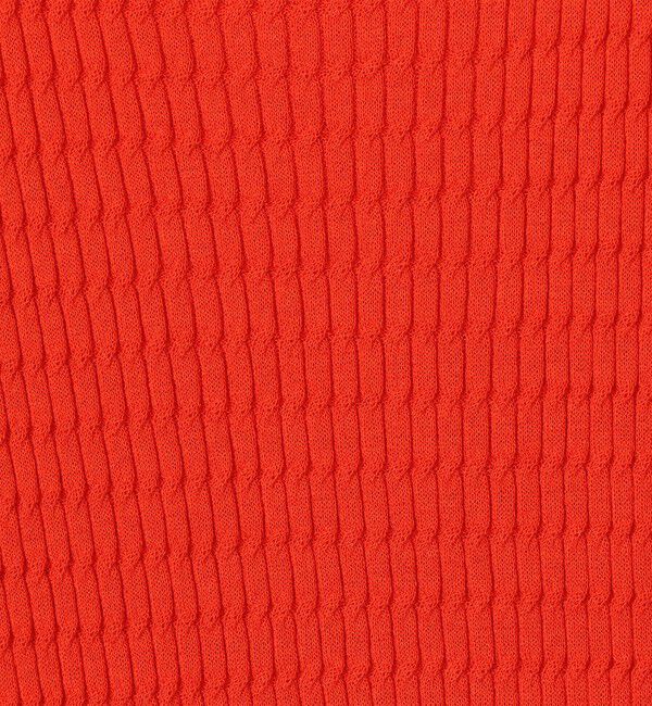 MACPHEE「コットンナイロンケーブル ハーフスリーブプルオーバー」|ニット・セーター|