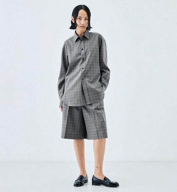 Edition「Super120'sウォッシャブルウール タックショートパンツ」|その他|