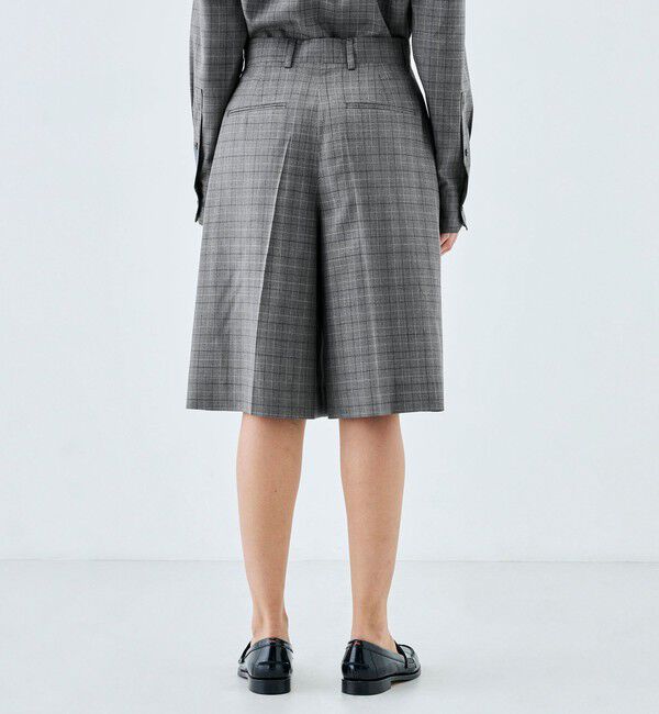 Edition「Super120'sウォッシャブルウール タックショートパンツ」|その他|