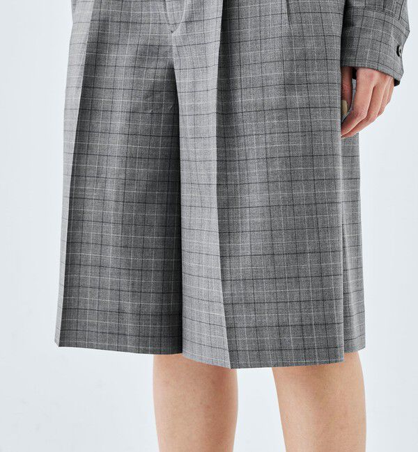 Edition「Super120'sウォッシャブルウール タックショートパンツ」|その他|