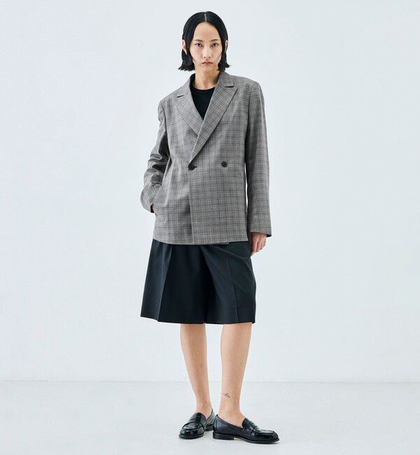 Edition「Super120'sウォッシャブルウール タックショートパンツ」|その他|