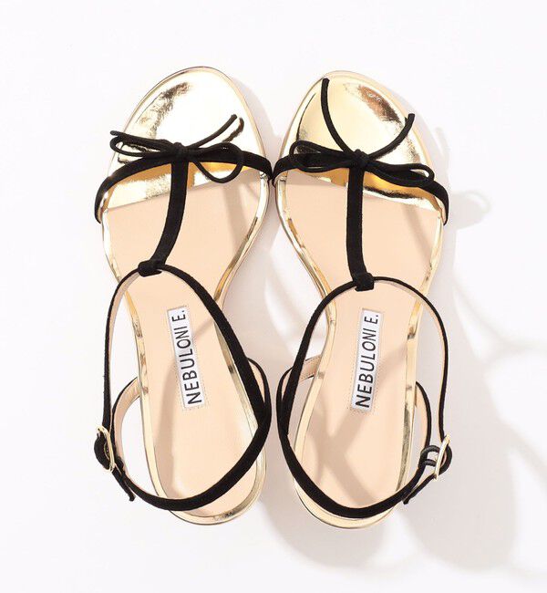 TOMORROWLAND GOODS「NEBULONI E.  RIBBON ヒールサンダル」|サンダル|