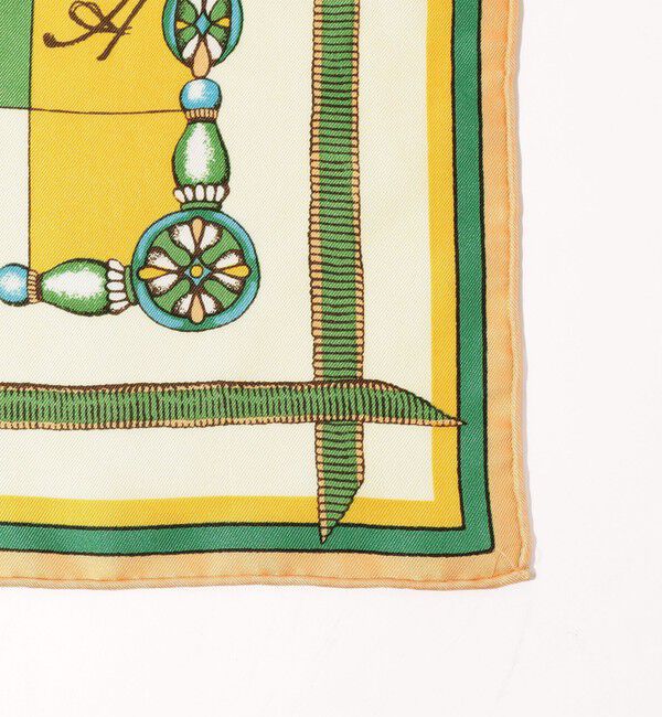 TOMORROWLAND GOODS「MANIPURI CROSSWORD シルクスカーフ」|バンダナ・スカーフ|