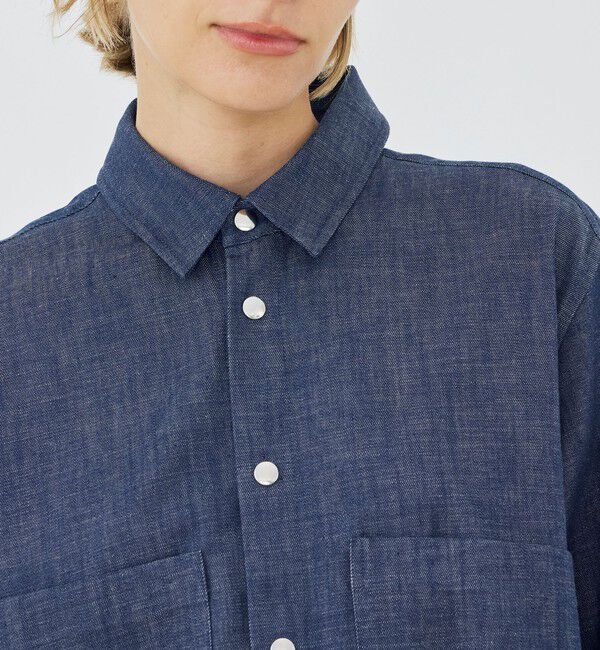 GALERIE VIE「ステイブルーデニム シャツワンピース」|ワンピース|