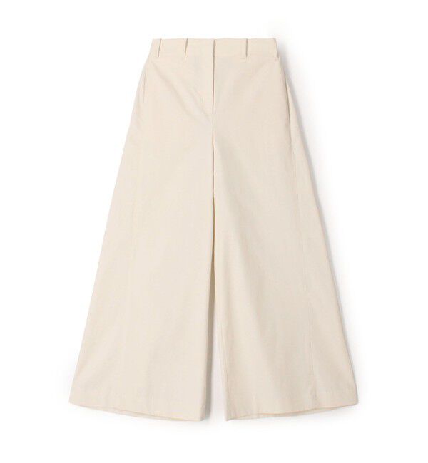 Ballsey「コットンギャバジン ワイドフレアパンツ」|その他|11 オフホワイト