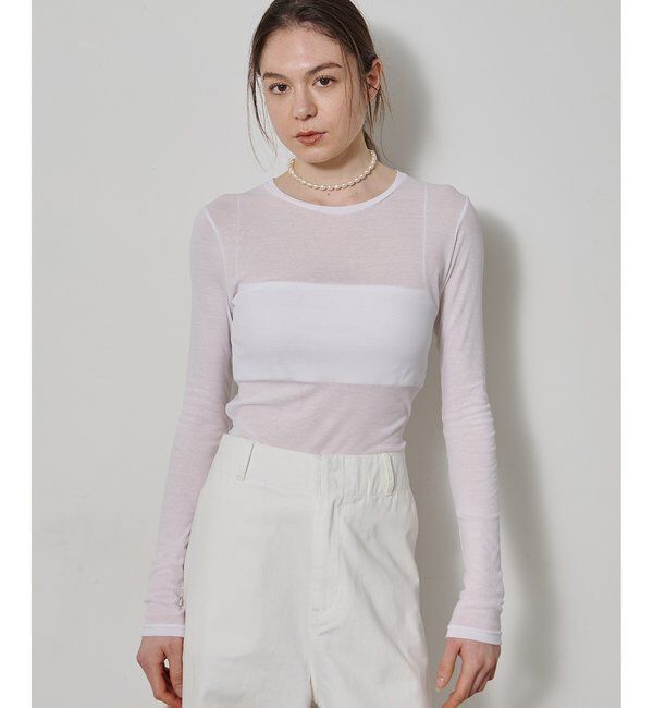  「シアーストレッチロンTEE」|Tシャツ・カットソー|