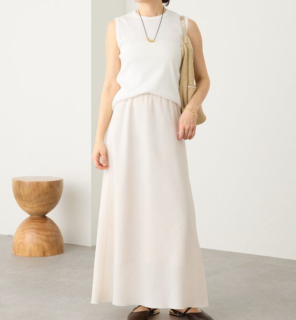  「予約【ストレッチ性抜群】テレコスリーブレスTee」|Tシャツ・カットソー|