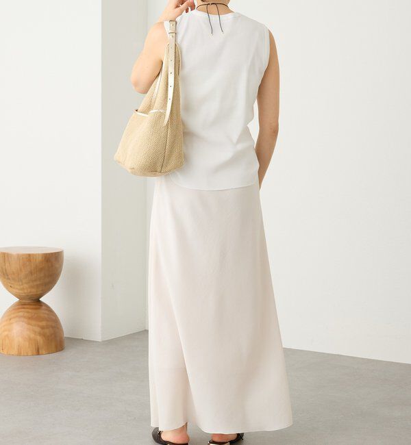  「予約【ストレッチ性抜群】テレコスリーブレスTee」|Tシャツ・カットソー|