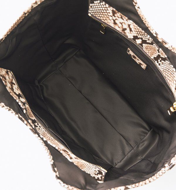  「予約【実用性抜群】レザーパイピングラージトート」|クラッチバッグ|