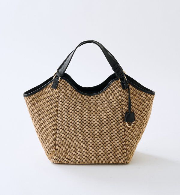  「予約【実用性抜群】レザーパイピングラージトート」|クラッチバッグ|