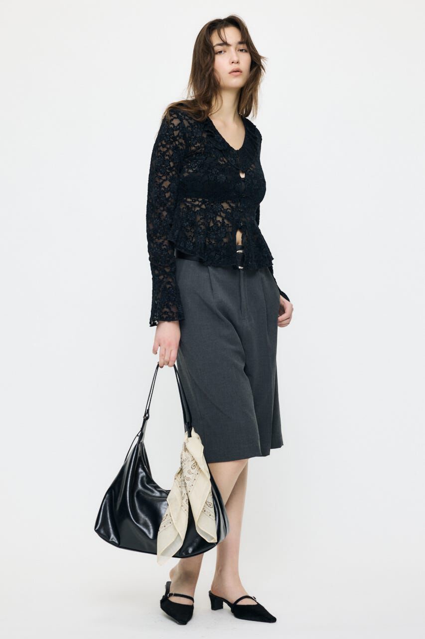 MOUSSY「FRILL LACE ブラウス」|Tシャツ・カットソー|