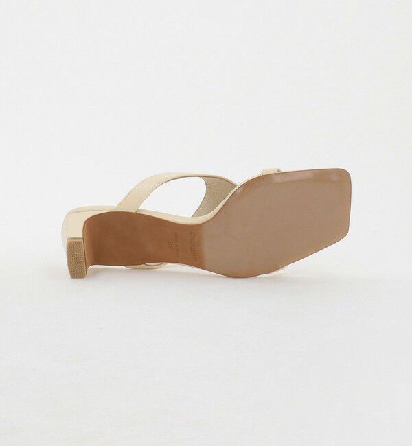 UNITED ARROWS「＜CHEMBUR＞SQ T-ST ミュール/サンダル」|サンダル|