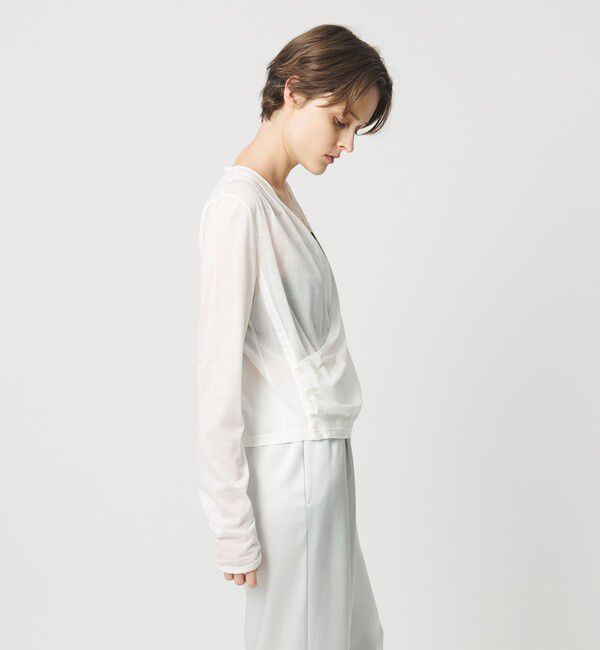 AEWEN MATOPH「＜AEWEN MATOPH＞ジャージーカシュクールカーディガン」|カーディガン|