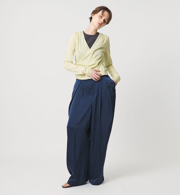 AEWEN MATOPH「＜AEWEN MATOPH＞ジャージーカシュクールカーディガン」|カーディガン|