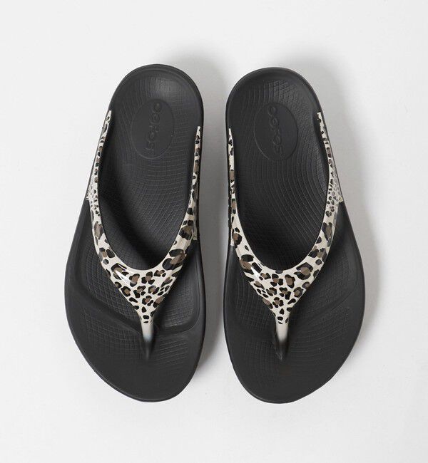 UNITED ARROWS green label relaxing「＜OOFOS＞Oolala レオパード / ウーララ」|サンダル|