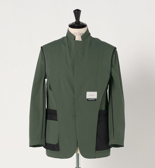 UNITED ARROWS green label relaxing「A+ PERTEX UNLIMITED コットンライク リラックス セットアップジャケット -ウォッシャブル・ストレッチ・撥」|テーラードジャケット|